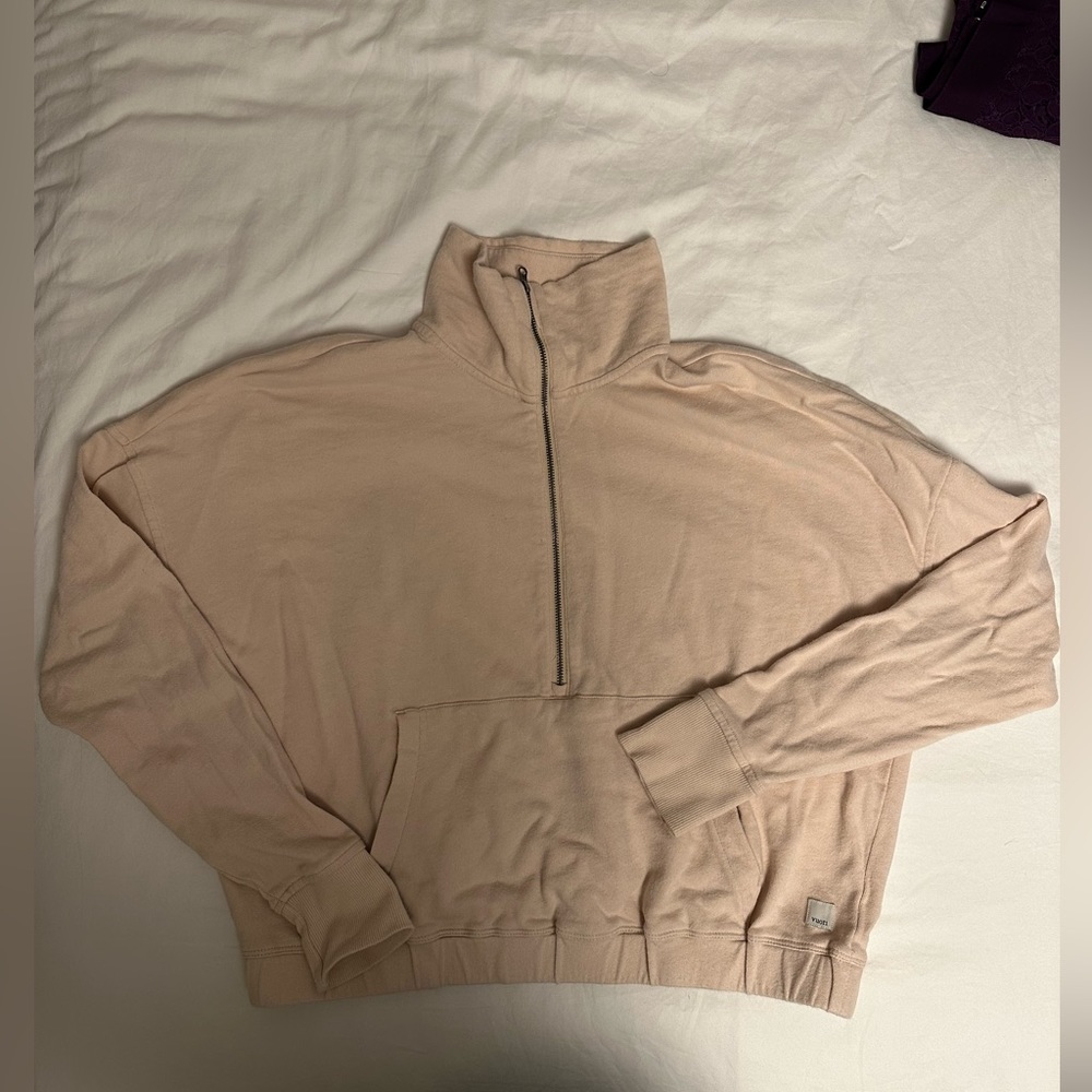 Vuori Half-zip Crop Sweatshirt